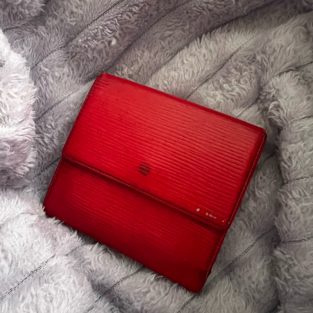Louis Vuitton Scarlet Leather Wallet